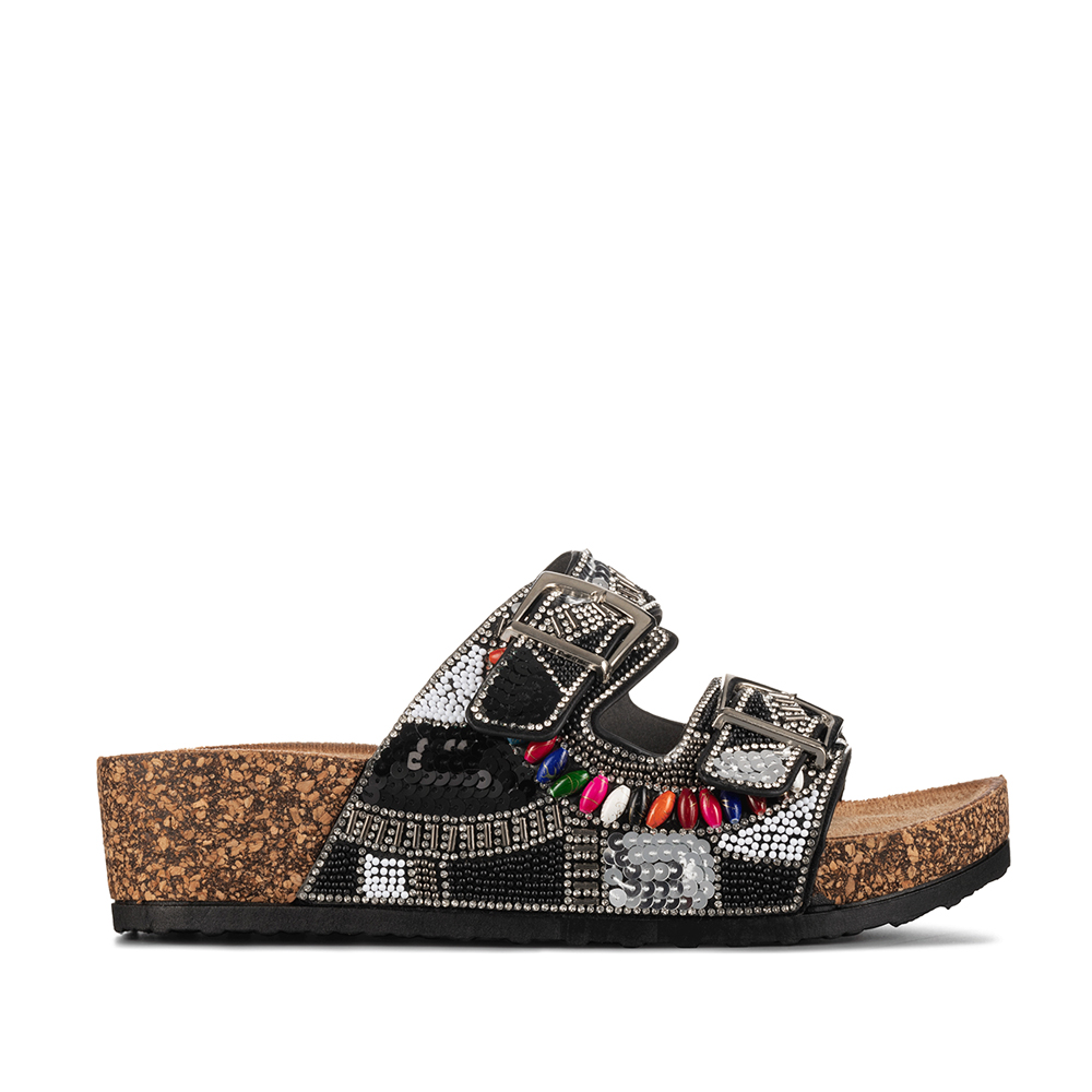 Sandalias Chalas Mujer Vintage Confort Pedrería Weide Gh136