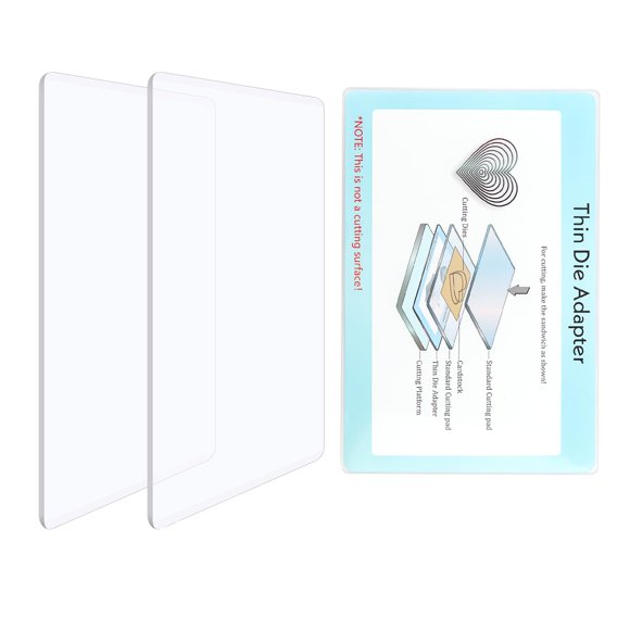 Set de Almohadillas de Corte BAOFALI 22,8 x 15,4 cm Adaptador de Troquelado de PC