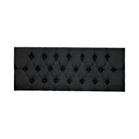 Importclick - Respaldo Elegante Super King Capitone 200X60 Cm Negro Lino