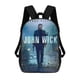 thumbnail image 1 of John Wick-theme Backpack, Campus style schoolbag Bookbag with Adjustable Shoulder Straps And Large Zip Compartment, Unisex Travel Bags., 1 of 6