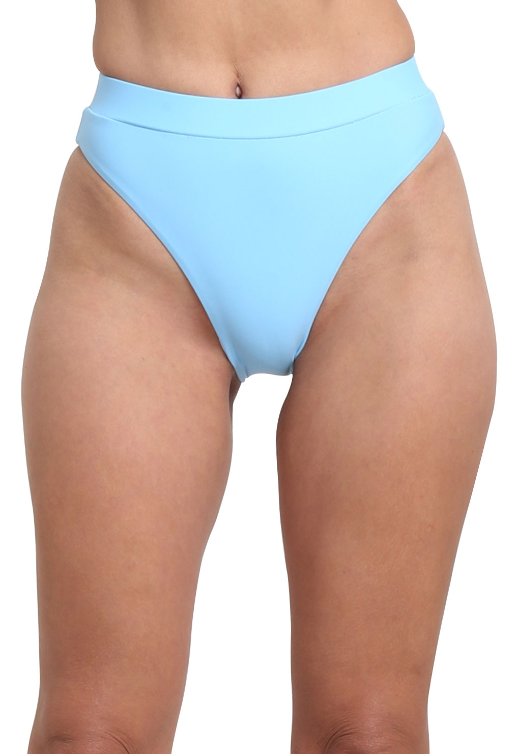 Samia - Bikini Calzon Alto Celeste M