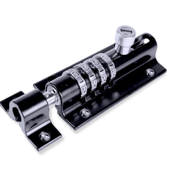 Cerradura de puerta con perno corredizo combinada Combi-Bolt CB2000-BLACK