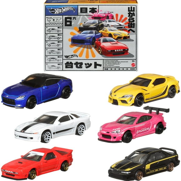 Toy Car Hot Wheels Car Culture Premium, paquete de 6 unidades, escala 1:64