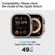 thumbnail image 2 of Protector de pantalla Spigen EZ Fit de vidrio templado para Apple Watch Ultra 2, Apple Watch Ultra (49 mm), paquete de 2, 2 of 7