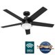 thumbnail image 2 of Ventilador de techo Hunter 51314 Aerodyne de 132 cm, negro mate, 2 of 6
