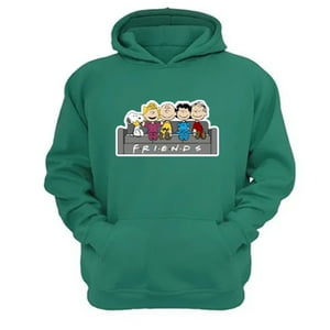 Genérico - Polerón Canguro Friends Verde Aguamarina Talla Xs Unisex