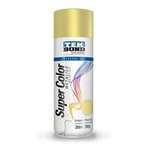 Tekbond - Pintura Acrilica Aerosol 350Ml Metálico Dorado