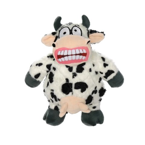 Juguete Para Perros Ansaldo Pets Vaca Enojada Suave 10X26 Cm