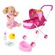 thumbnail image 1 of Baby Girl Doll Doll Carrier Kids Pretend Play Toy BJD Doll Casa De Mu?ecas Decoración Arco Iris, 1 of 5