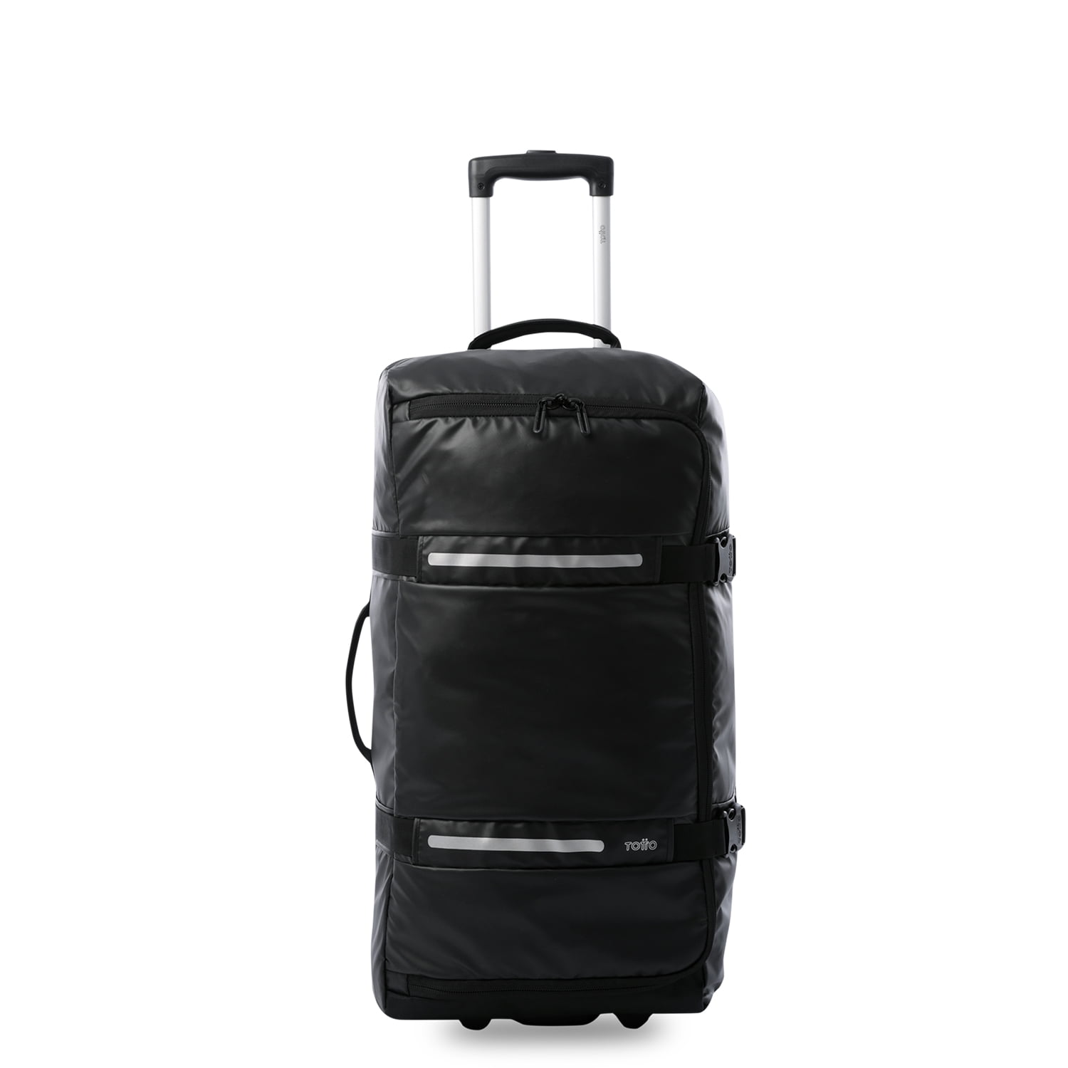 Maleta De Viaje Mediana Green Code Negra Totto