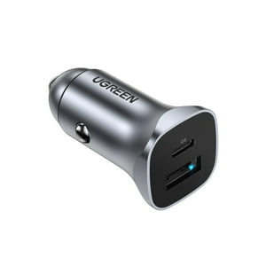 Ugreen - Cargador Para Automovil 24W 2Xusb Modelo Cd130 Gris