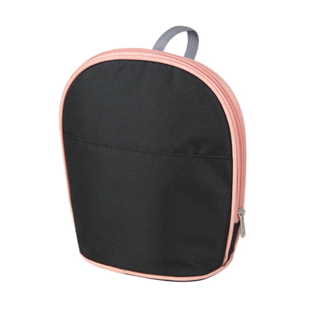 Bolsa térmica para leche , bolsa de almacenamiento de leche , pequeña, elegante, organizador portátil para mamás lactantes, aislada para , Negro