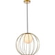 thumbnail image 1 of Lámpara Colgante Living District Wetzel Latón Blanco 110V, 1 of 8