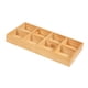 thumbnail image 4 of Caja De Almacenamiento De Madera Dividida, Bandeja Con Compartimentos Versátiles Para Joyería, Artesanías, Madera, 4 of 5