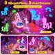 thumbnail image 3 of Proyector de luz nocturna Staryou Princess Mermaid Unicorn 1-10Y, 3 of 8