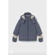 thumbnail image 1 of Chaqueton con capucha y guantes azul 12 Meses, 1 of 4