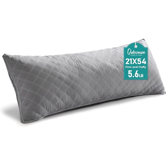 Oubonun Full Body Pillow for Side Sleeper, Adjustable Firm Loft