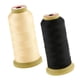 thumbnail image 3 of hilo de nylon para coser / trenzar / tejer extensiones de cabello peluca hilo de decoración negro / beige, 3 of 5