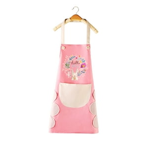 Handydeco - Delantal De Cocina Impermermeable Con Bolsillo Y Toallas