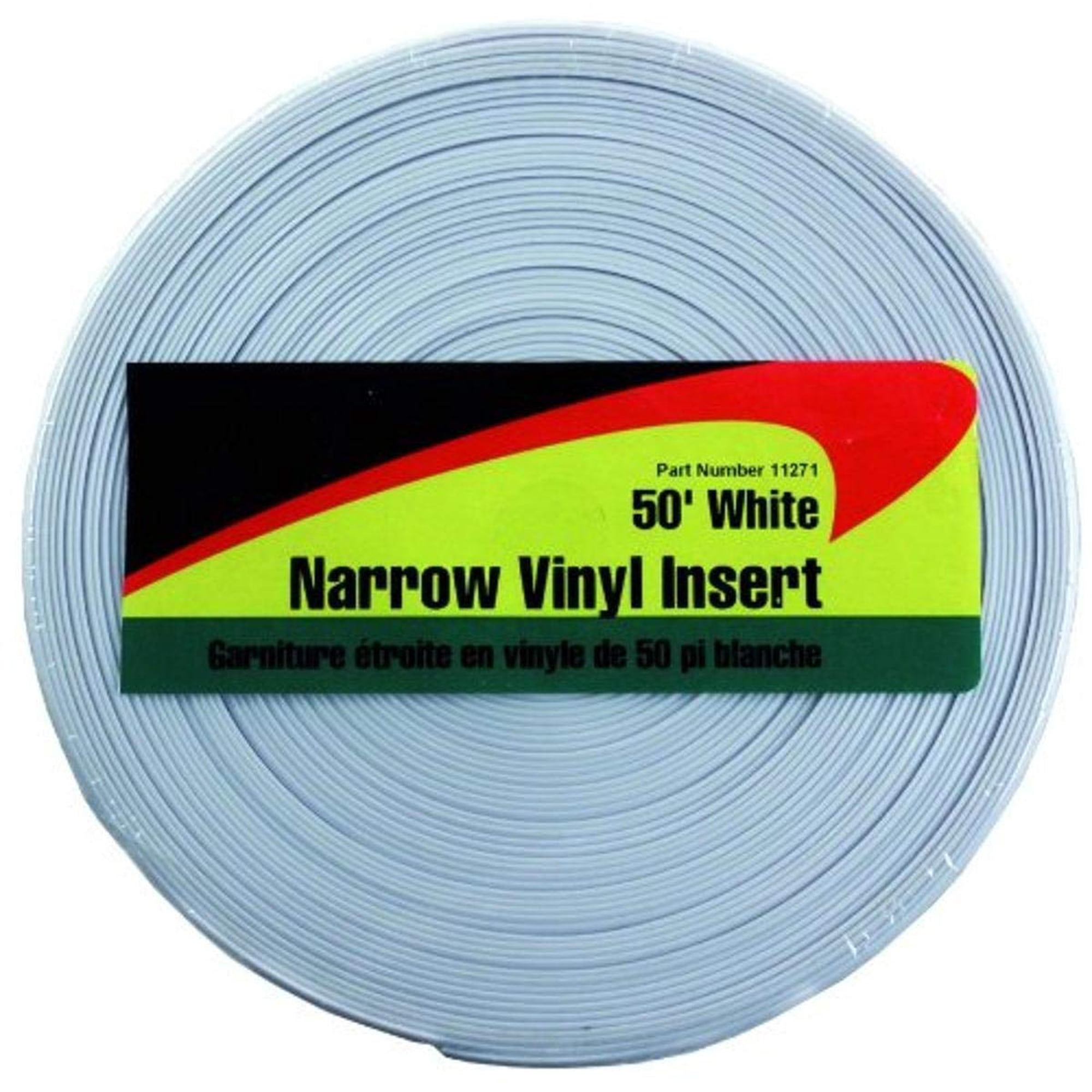 Inserto De Vinilo Jr Products 11271, Blanco, 15 M, Estrecho