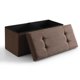 thumbnail image 1 of Banco Otomano Plegable CUYOCA con Almacenamiento 75L Lino Marrón, 1 of 9