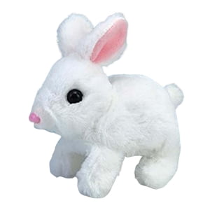 Conejo Eléctrico Interactivo De Peluche Con Sonidos Y Movimiento Realista, Salta Y Emite Sonidos, Para Niños, Regalo De Pascua Y Cumpleaños