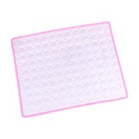 Magideal - Alfombrilla De Refrigeración Para Perros, Cojín De Refrigeración, Cojín Para Dormir Para Cachorros, Manta De Refrigeración Transpirable Para Mascotas, Rosa L