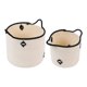 thumbnail image 1 of REGALWOVEN 2 Paquetes de Cestas de Almacenamiento Tejidas, Caja de Almacenamiento para Ropa en Estante de Armario, Caja Organizadora con Asas para Decoración del Hogar Blanco, 1 of 5