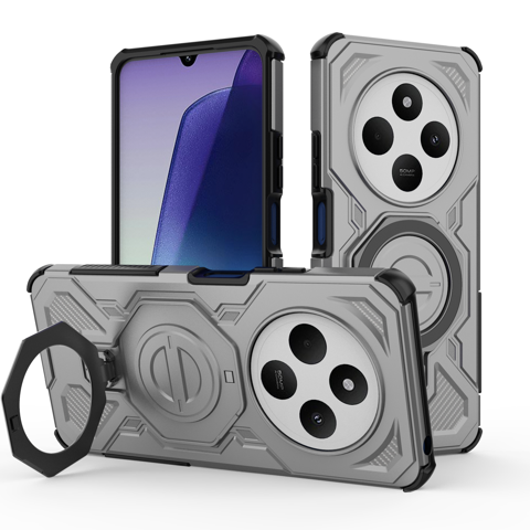 Funda Foxdock Para Xiaomi Poco C75 4G , Magnética, Ligera, Soporte 360°, Antigolpes