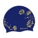 thumbnail image 3 of Gorro De Natación De Silicona Para Mujeres Y Hombres Gorro De Natación Con Protección Para Los Oídos Estampado Suave Azul, 3 of 3