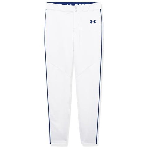 Pantalones De Béisbol Under Armour Utility Para Niños, Color Blanco/Real