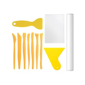 Bothyi - Herramientas De Corte De Arcilla Polimérica, Raspador Hecho A Mano, Rodillo De Arcilla Acrílica Para Esculpir, 11 Uds.