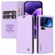 thumbnail image 2 of Funda Billetera de Cuero para Xiaomi 17 Pro con Tarjetero y Soporte - Tapa Magnética Morado, 2 of 5