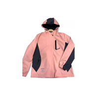 Genérico - Chaqueta Cortaviento Deportiva Ultra Liviana Micropolar Rosa, Talla Xl