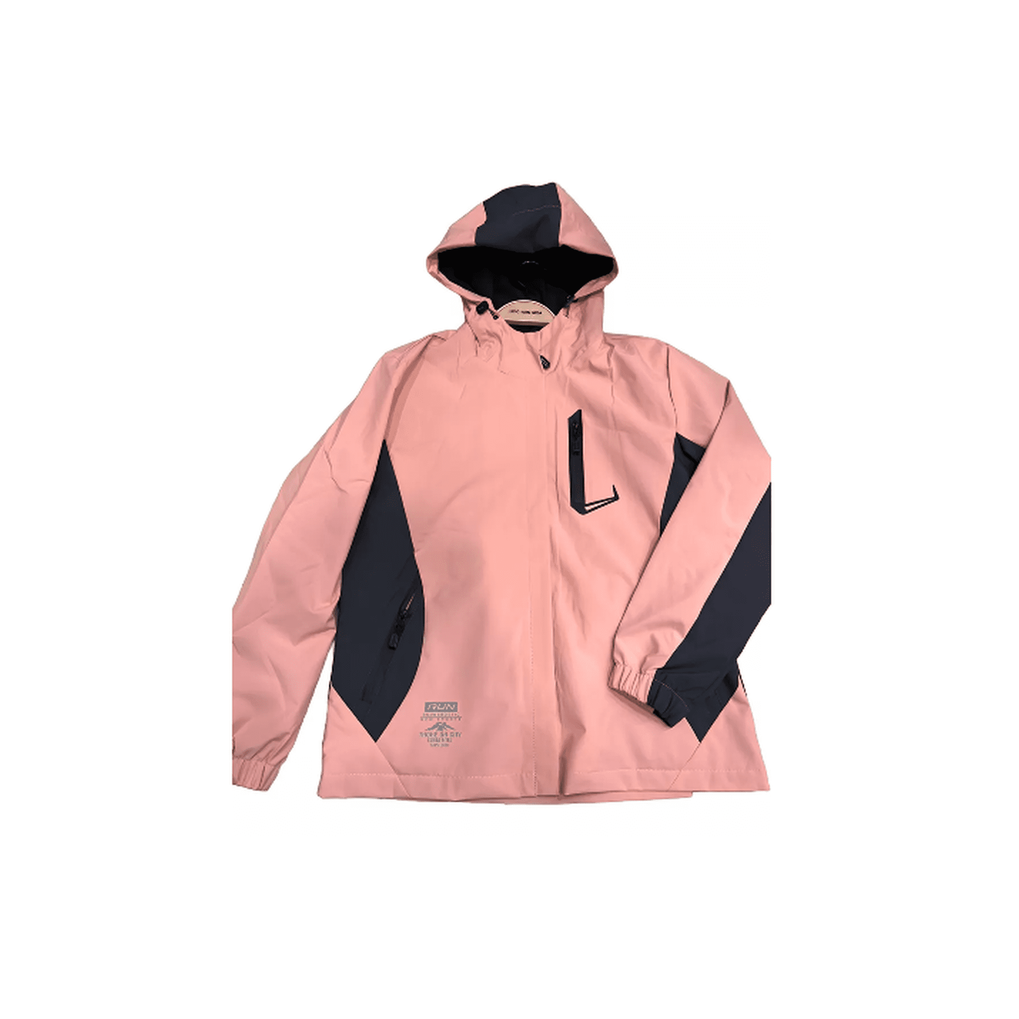 Genérico - Chaqueta Cortaviento Deportiva Ultra Liviana Micropolar Rosa, Talla Xl