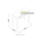 thumbnail image 2 of Arrimo Vintage Clasico Blanco Para Comoda O Living - 78x87x34, 2 of 7