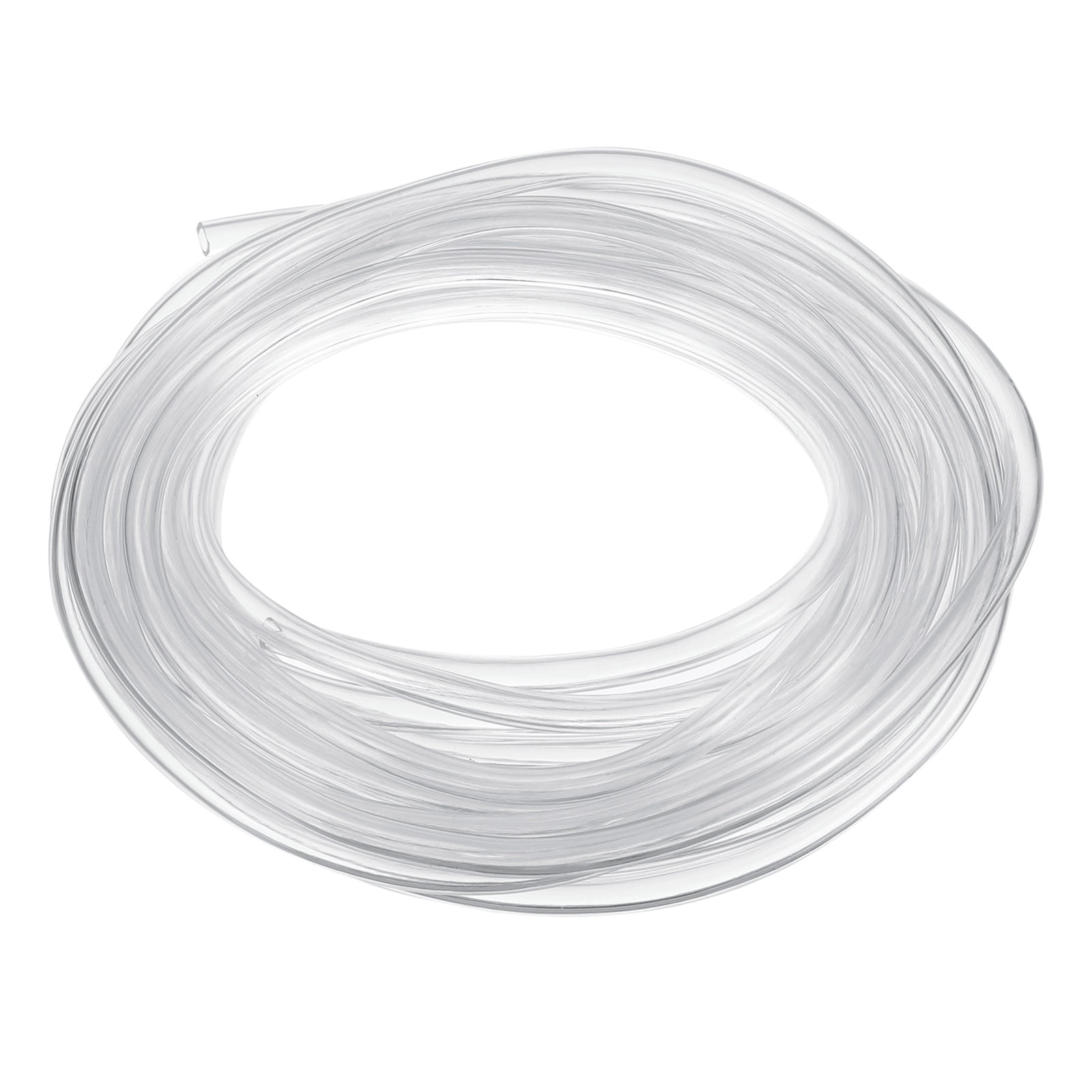 Manguera Transparente Uxcell, Tubo de Agua de Plástico Flexible Manguera de Vinilo Ligera - Adecuada para (Jardín/Piscina/Bomba/Acuario/Tanque de Peces), 0.16"(4mm) DI & 0.24"(6mm) DE & 32.8ft