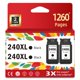 thumbnail image 1 of Cartuchos de tinta ReliInk 240XL negro de alto rendimiento (2 unidades), 1 of 8