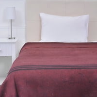 Frazada Térmica Single / Líneas Rojo – Plumetti