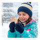 thumbnail image 5 of Guantes De Lana Térmicos Para Niños - Invierno Suave Color Azul Marino, 5 of 6