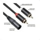 thumbnail image 3 of 2m Cable Audio Xlr A Rca Profesional Trenzado Dj, 3 of 4