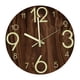 thumbnail image 2 of Reloj De Pared Luminoso Acrílico Moderno 12 '' Resplandor Silencioso En Reloj Oscuro Decoración Para El Hogar B, 2 of 5
