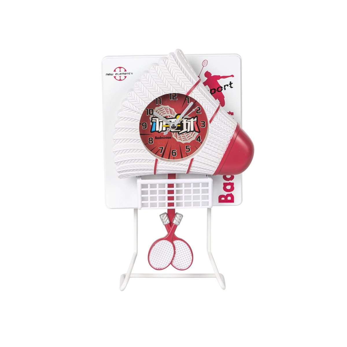 Mundo Online - Reloj Despertador Inalámbrico Badmington Rojo