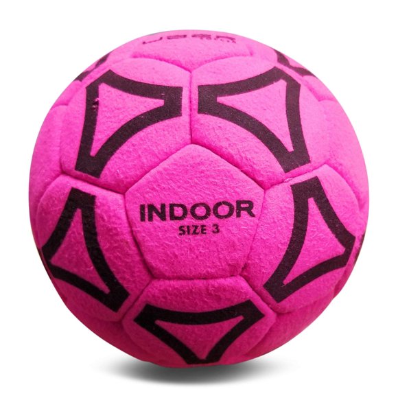 Balón de fútbol Uber Soccer resistente de fieltro para interior, rosa, talla 4