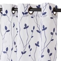 Masel - Set Velo Bordado Teresita Azul 140X225