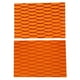 thumbnail image 2 of 2 piezas eva tracción almohadilla surf sup cubierta agarre para tabla de surf kiteboard naranja, 2 of 3