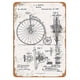 thumbnail image 3 of 1pc Metal Sign Bicycle Patent Vintage Wall Decor Home Decor Vintage Signs 12x8inch, 3 of 3