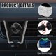 thumbnail image 5 of Soporte de Cristal Ajustable para Teléfono de Coche - Soporte de Salpicadero para Ventilación de Aire, Soporte Universal para Teléfono Móvil de Vehículo - Blanco, 5 of 6