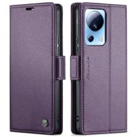 Caseme Tipo Cartera Xiaomi 13 Lite Con Cierre Magnético, Rfid, Tarjetero, Soporte, Carga Inalámbrica