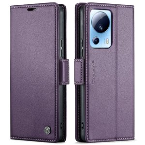 Caseme Tipo Cartera Xiaomi 13 Lite Con Cierre Magnético, Rfid, Tarjetero, Soporte, Carga Inalámbrica